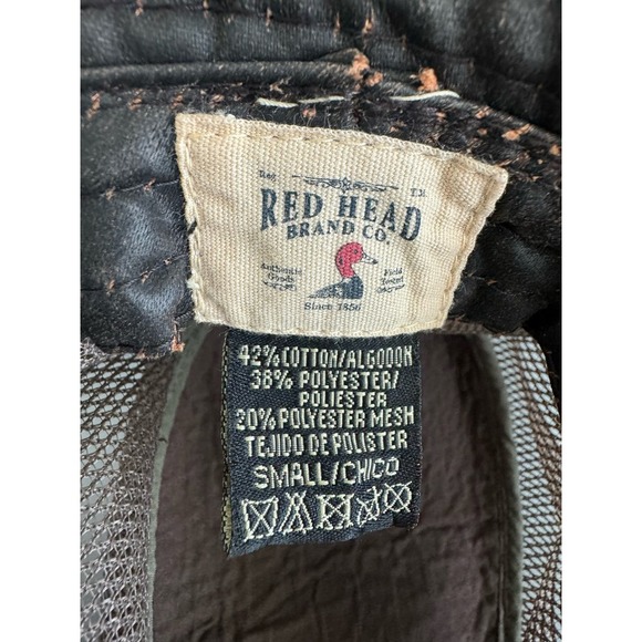 Red Head Vented Fishing Hat Size Small - Picture 6 of 7